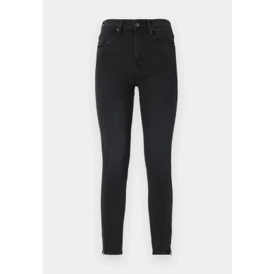 Image of Lee Scarlett HIGH ZIP Jeans Skinny Fit, Women&#039;s, Size: 27x33, True to black