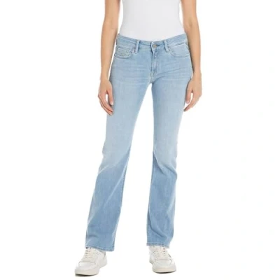 Image of Replay NEW LUZ Pants Bootcut jeans, Women&#039;s, Size: 31x34, Light blue