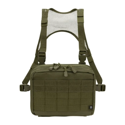Image of Brandit Unisex Chest PACK Across body bag, Size: One Size, Olive