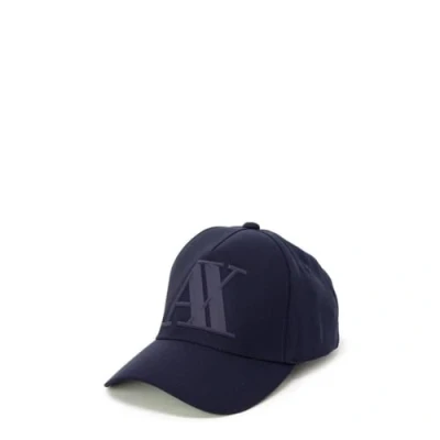 Image of Armani Exchange Baseball HAT Unisex Cap, Size: One Size, Navy