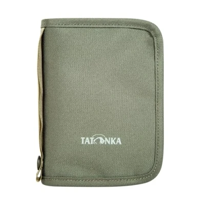 Image of Tatonka Travel Zip M RFID B Wallet/Passport Holder with TÜV Tested Blocker Offers Space for Passport, Credit Cards, Documents etc. 17 x 12 3 cm, Black,