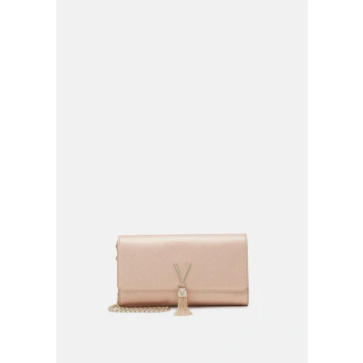 Image of Valentino Bags Divina Clutch, Women&#039;s, Size: One Size, Oro rosa