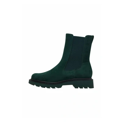Image of Tamaris Classic ankle boots, Women&#039;s, Size: 4, Green Leather