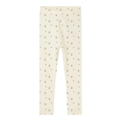 Image of Lil&#039; Atelier Print Leggings Trousers for kids, Size: 116, Turtledove