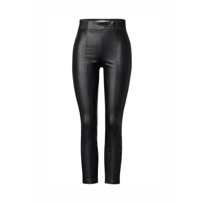 Image of Street One Women&#039;s A377719 Trousers in Loose fit, Black, 38W x 28L