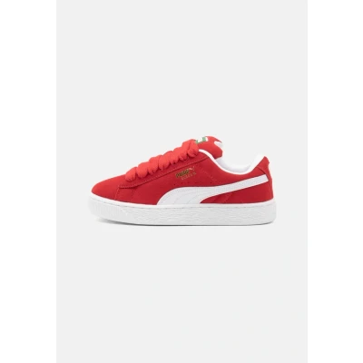 Image of Puma XL JR Unisex Trainers For kids, Size: 3, all time red/white Suede