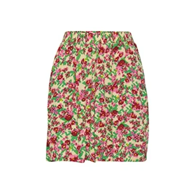 Image of ICHI Ihmarrakech SHO4 Shorts, Women&#039;s, Size: XS, Structured flower mix