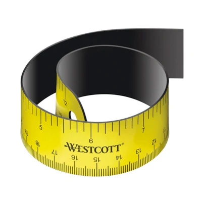 Image of Westcott E 15990 00 12&quot; / 300 mm Magnetic Strip Ruler