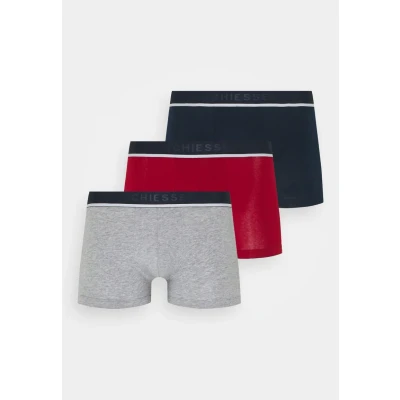 Image of Schiesser 3PACK Boxershorts Organic Cotton 95/5 Pants, Men&#039;s, Size: Small, Multicolor