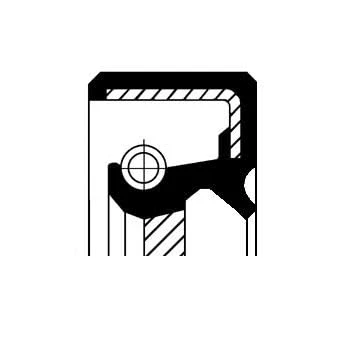 Image of Shaft Seal, manual transmission CORTECO 19027870B