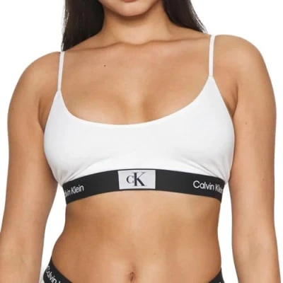Image of Calvin Klein Underwear Unlined Bustier, Women&#039;s, Size: Large, White