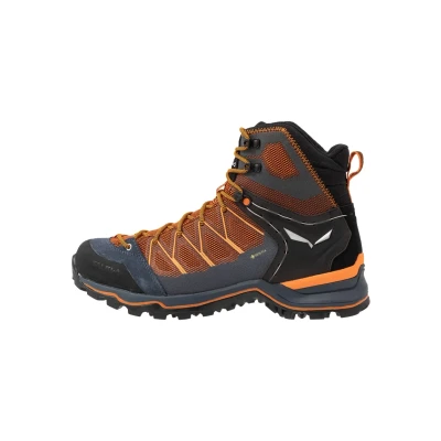 Image of Salewa MTN Trainer LITE MID GTX Hiking shoes, Men&#039;s, Size: 11, Black out/carrot Leather and textile