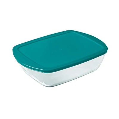 Image of Pyrex Oven Dish with lid Cook &amp; Store 28 x 20 8 cm / 2.5 Liter