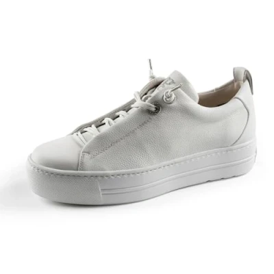 Image of Paul Green Womens Super Soft Pauls Low Top Trainers, White 04x, 39 EU