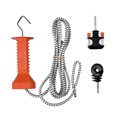 Image of Gallagher Rope Gate set white (elastic)