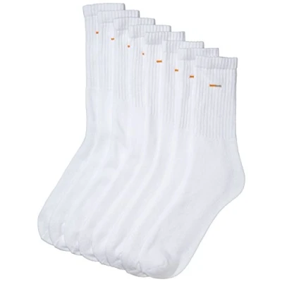 Image of camano 8 PACK Sports socks, Size: 2.5 5, White