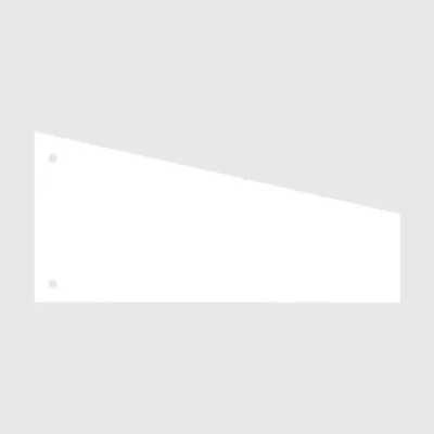 Image of Kangaro Divider Strips, Paper, White, 235x105 Trapez