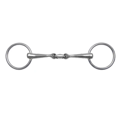Image of Stübben Steeltec Fine Line bradoon double jointed