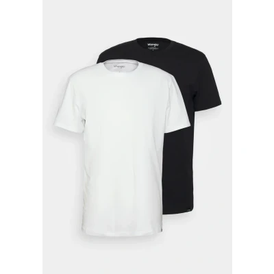 Image of Wrangler 2 PACK Basic Tshirt, Men&#039;s, Size: Small, Black