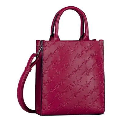 Image of TOM TAILOR Bags Denice Women&#039;s Shopper Shoulder Bag Zip Small Red, Modern, Modern