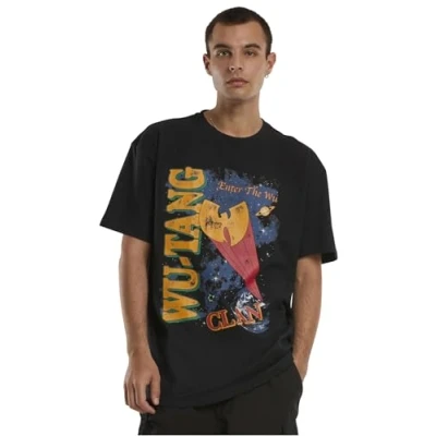 Image of Mister Tee Oversize Print Tshirt, Men&#039;s, Size: Large, Black