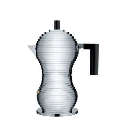 Image of Alessi Percolator Pulcina MDL02/3 B Black 3 cups by Michele De Lucchi