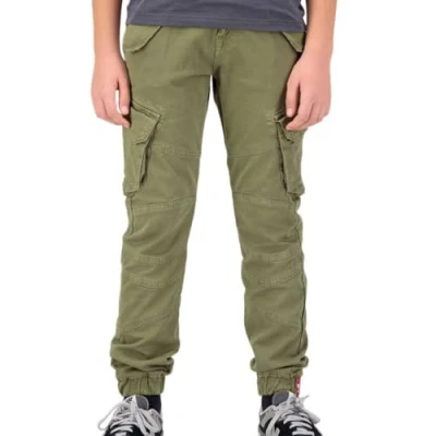 Image of Alpha Industries Combat Cargo trousers for kids, Size: 14y, Olive