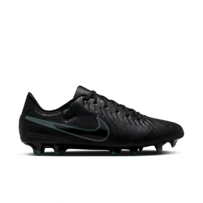 Image of Nike Performance Tiempo Legend 10 Academy Moulded stud football boots, Men&#039;s, Size: 3.5, black deep jungle Imitation leather/ textile