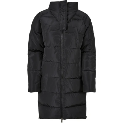 Image of Urban Classics HIGH NECK Winter coat, Women&#039;s, Size: Small, Black