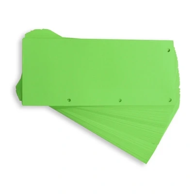 Image of Elba 400014012 Strips Duo, Neutral, 240 x 105 mm; 160 g/m²/Box 60 Dividers, Green
