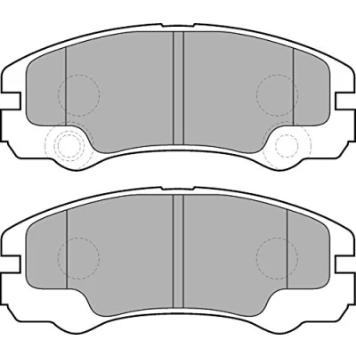 Image of brake Pad Set, disc DELPHI LP1552