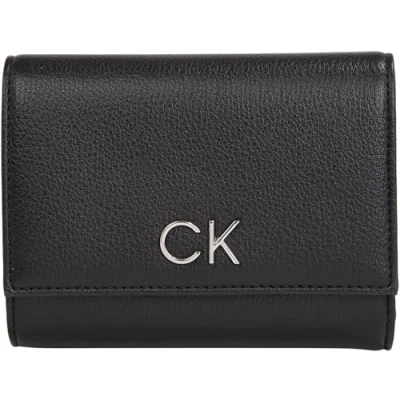 Image of Calvin Klein Daily Medium Trifold Wallet, Women&#039;s, Size: One Size, Black