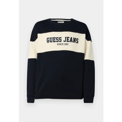 Image of Guess Jeans Horizont Sweatshirt, Men&#039;s, Size: Small, Daring ocean