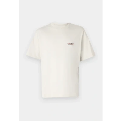 Image of Jack &amp; Jones Jorislington TYPE TEE CREW NECK Print Tshirt, Men&#039;s, Size: Small, Antique white