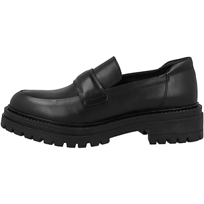 Image of Geox Iridea Slipons, Women&#039;s, Size: 7.5, Black Leather