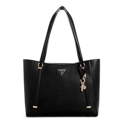 Image of Guess Daryna Elite TOTE Handbag, Women&#039;s, Size: One Size, Black