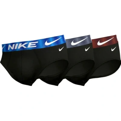 Image of Nike Underwear Essential HIP Brief 3 PACK Briefs, Men&#039;s, Size: Small, Black