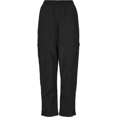 Image of Urban Classics Women&#039;s Shiny Crinkle Nylon Zip Pants, black, L