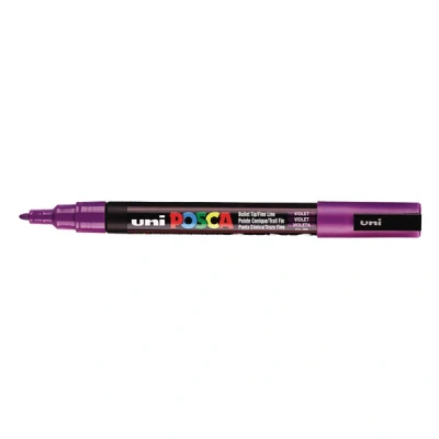 Image of Uni Ball Posca Fine Bullet Tip Marker Violet