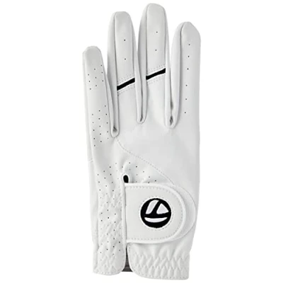 Image of TaylorMade Men&#039;s Stratus Tech Golf Glove, White, Medium