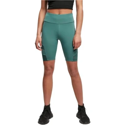 Image of Urban Classics HIGH Waist TECH Cycle Leggings, Women&#039;s, Size: 31, Paleleaf