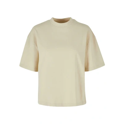 Image of Urban Classics Heavy SLIT Basic Tshirt, Women&#039;s, Size: 4XL, Sand