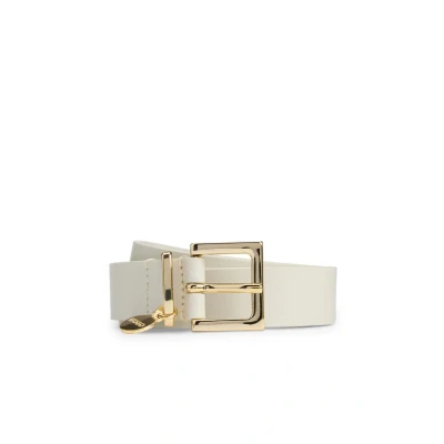 Image of HUGO Amelia Belt, Women&#039;s, Size: 32&quot;, Open white