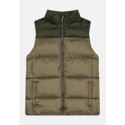 Image of Columbia Puffect Unisex Waistcoat, Size: XL, Stone green/ greenscape