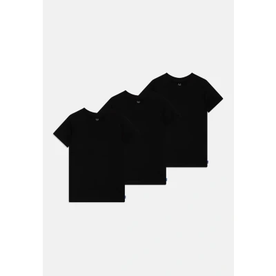 Image of Jack &amp; Jones Junior Jjeorganic O NECK 3 PACK Basic Tshirt Black for kids, Size: 8y,