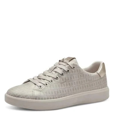 Image of Tamaris Trainers, Women&#039;s, Size: 3.5, Ivory metallic High quality imitation leather
