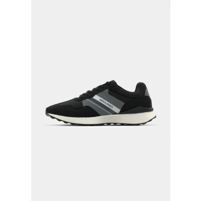Image of Jack &amp; Jones Jfwboston Combo Trainers, Men&#039;s, Size: 6, Anthracite Imitation leather/ textile