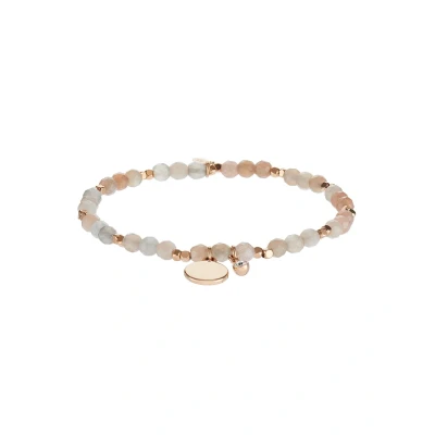 Image of Fossil Motifs Bracelet, Women&#039;s, Size: One Size, Rose