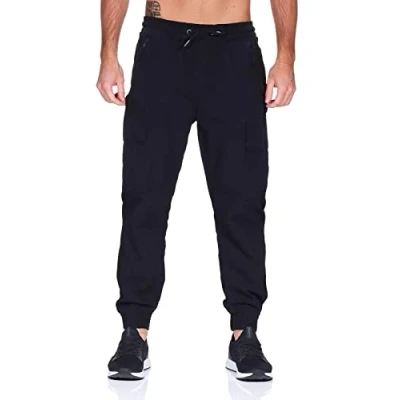 Image of ALPHA INDUSTRIES Men&#039;s Ripstop Jogger Suit Trousers, Black, 3XL