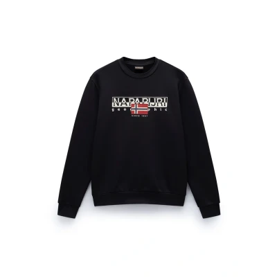 Image of Napapijri Baylmer C WINT Sweatshirt, Men&#039;s, Size: Small, Black